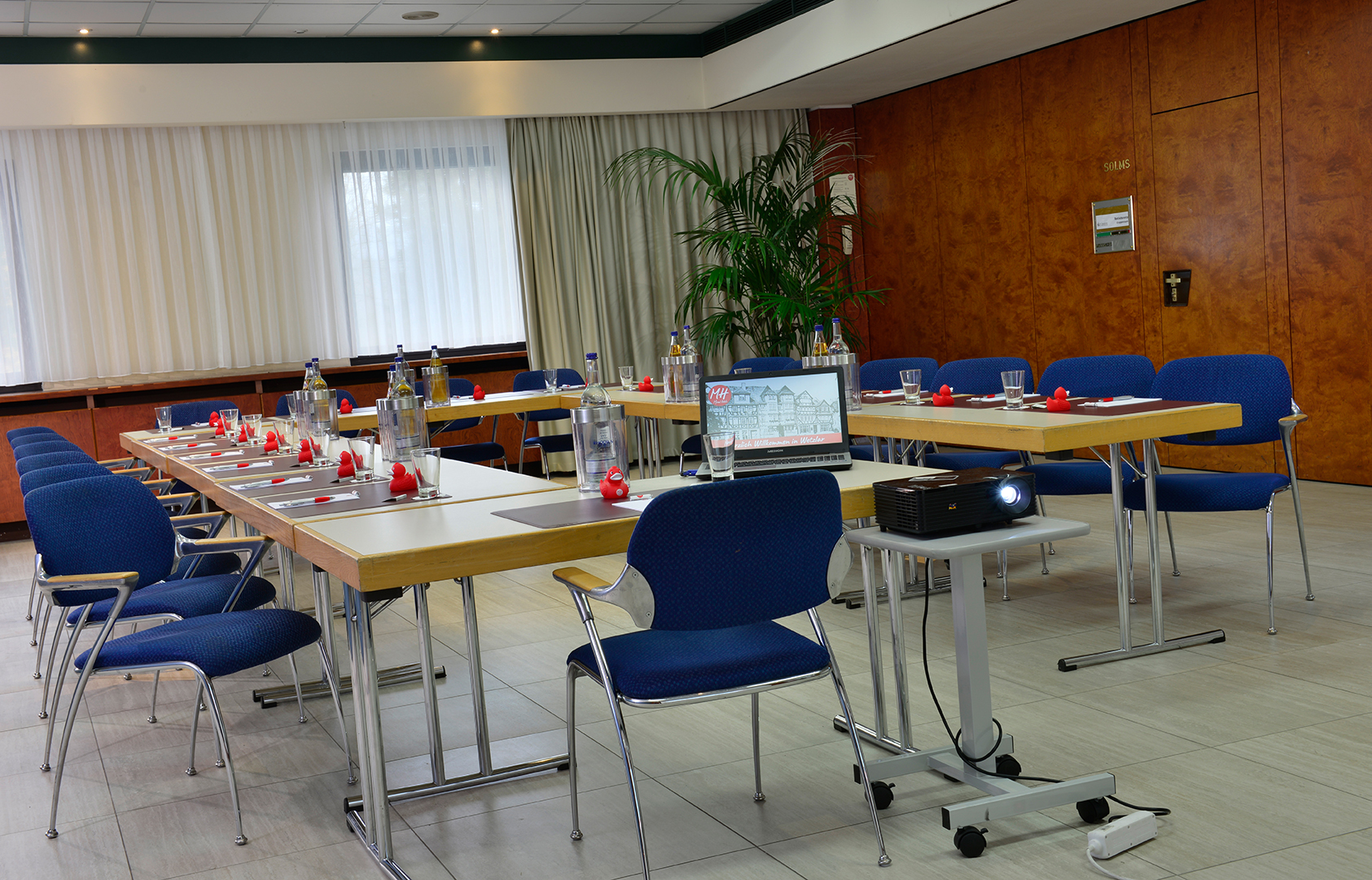 Tagungsraum Braunfels – U-Form Bestuhlung